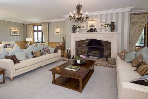 Three Magnificent Fireplaces In One House in Kent - The drawing room