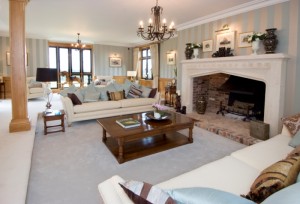 Three Magnificent Fireplaces In One House in Kent - The drawing room