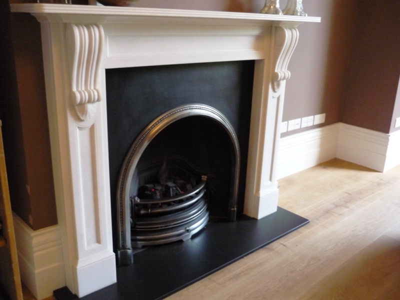Chesneys fireplace surround and basket