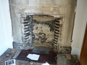 Burnley Bathstone Fireplace Installation in Wimbledon Installation