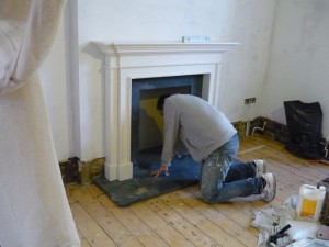 The Burlington Mantel by Chesney's in Wimbledon Installation Part 2