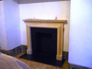 Burnley Bathstone Fireplace Installation in Wimbledon Installation