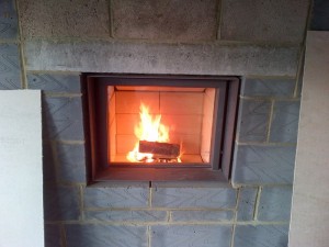 Stuv 21/75 wood burning stove with retractable door