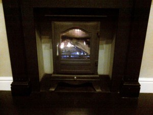 Chesney's Belgravia gas stove - testing the flame