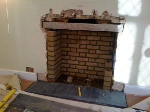 Charnwood II stove: Building brick chamber
