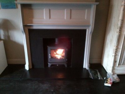 Chesneys Salisbury 5kw stoves installation in Surrey