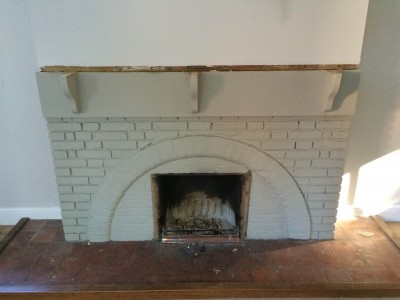 Removing the fireplace